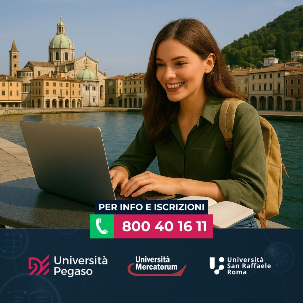Inizia ora con UniPegaso Como e costruisci il tuo percorso universitario online.